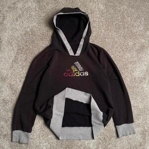 RETRO ADIDAS TRICOLOR GRAPHIC HOODIE